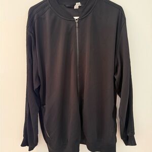 adidas Men's Black Zip-Up Sweater